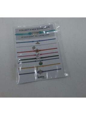 Easy Jewelry Royal Rope Collectible Charm Bracelet - Teal Adjustable Rope